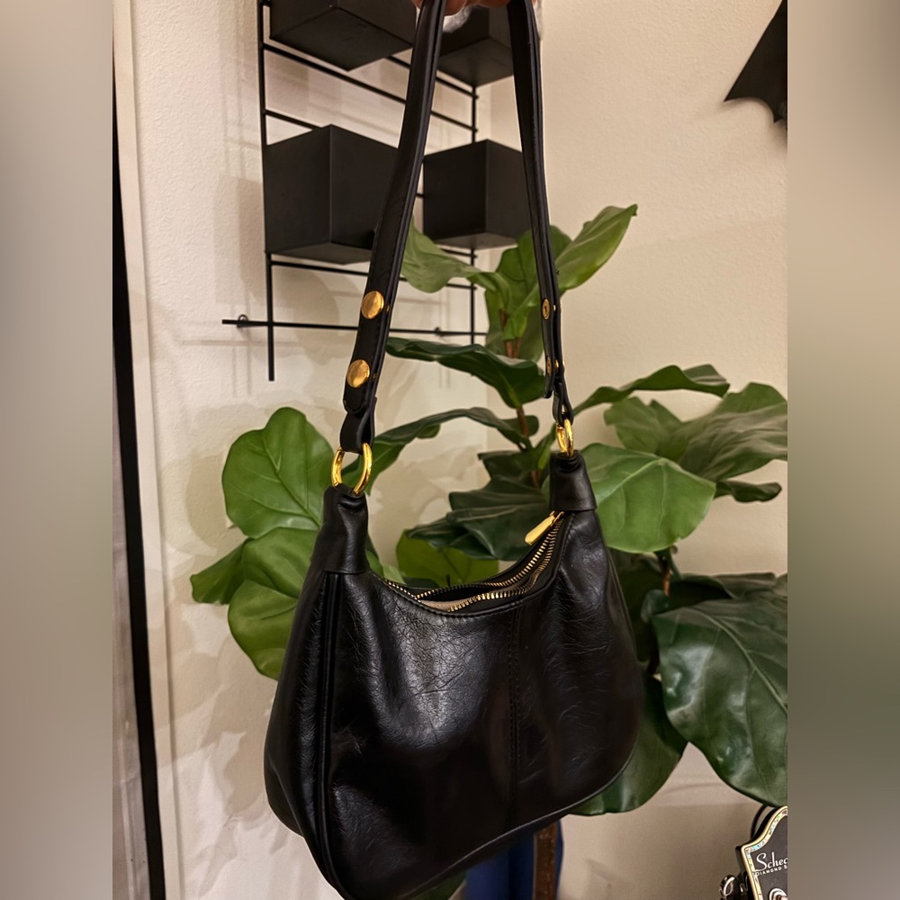 Black and Gold Shoulder Bag